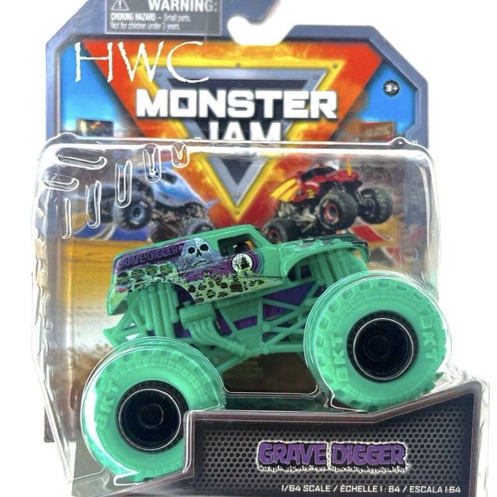 Grave Digger Over Charged Monster Jam Truck 1:64 Series 38